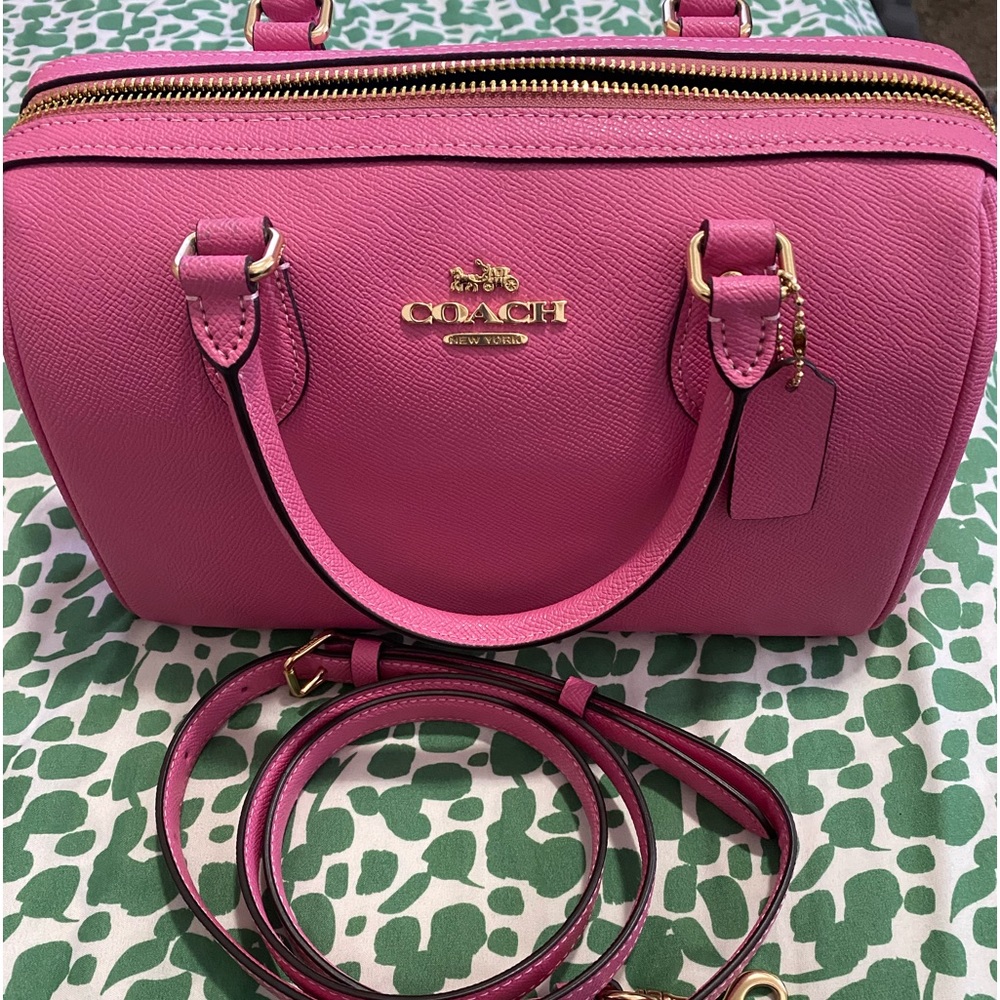 COACH Rowan Satchel CH282 Pink Petunia Satchel